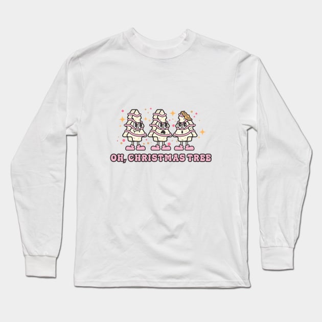 Oh, Christmas Tree Long Sleeve T-Shirt by Nessanya